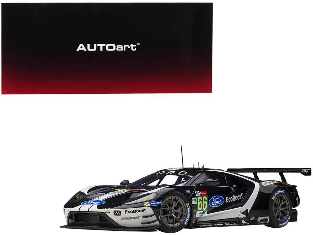 Ford GT #66 Stefan Mucke - Olivier Pla - Billy Johnson 24H of Le Mans (2019) 1/18 Model Car by Autoart-0