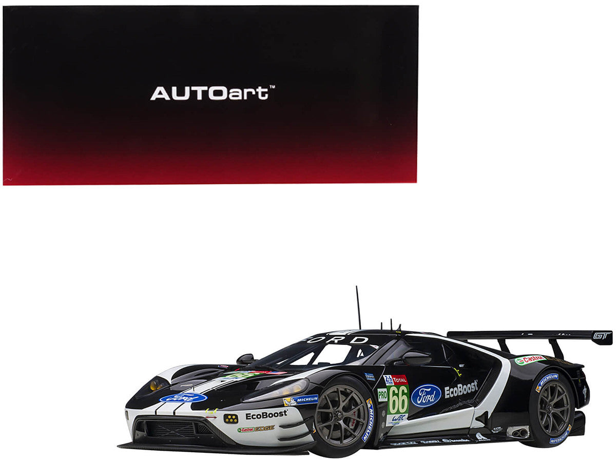 Ford GT #66 Stefan Mucke - Olivier Pla - Billy Johnson 24H of Le Mans (2019) 1/18 Model Car by Autoart-0